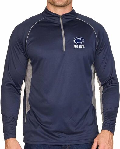 COLOSSEUM Mens NCAA Campus Classic Long Sleeve 1/4 Zip Windshirt, Performance Lightweight Quarter Zip, Athletic Design in Saudi Arabia