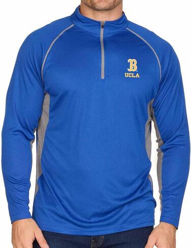 COLOSSEUM Mens NCAA Campus Classic Long Sleeve 1/4 Zip Windshirt, Performance Lightweight Quarter Zip, Athletic Design in Saudi Arabia