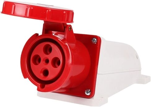 Industrial exposed three-phase four-wire socket 4-hole 63A aviation waterproof IP44 ZQ-134 in Kuwait