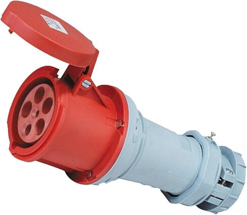 5P 63A European mobile socket IP44 female socket SP-1245 marine waterproof connector in Kuwait