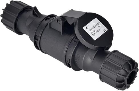 Black stage lighting industrial aviation and socket 3P core 16A connector three-hole waterproof male and female docking(3P16A IP44 connector GP 510H) in Kuwait