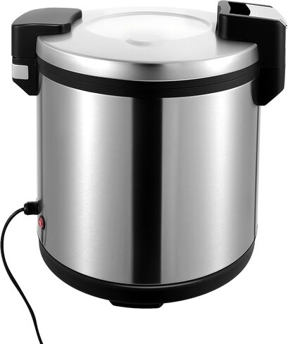 24.3qt/23L Commercial Rice Warmer, 110W 110V Electric Adjustable Temperature Soup Warmer Non-Stick Pot Sushi Rice Warmers for Restaurant Party Family, Warm Function Only, NOT Cooker in Kuwait