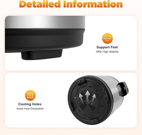 24.3qt/23L Commercial Rice Warmer, 110W 110V Electric Adjustable Temperature Soup Warmer Non-Stick Pot Sushi Rice Warmers for Restaurant Party Family, Warm Function Only, NOT Cooker in Kuwait