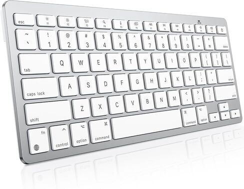 OMOTON Wireless Keyboard for Mac/MacBook Pro/Air, 14 Media Shortcuts, Slim & Portable Design, Stable Bluetooth Keyboard, Blue in Kuwait