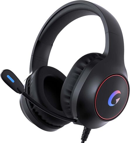 CM7002 Gaming Headset for PS5, PS4, PC, Mac, Switch, Xbox Series, Surround Sound RGB Gaming Headphones with Noise Canceling Microphone, 50MM Dynamic Drivers, 3.5MM Audio Jack, Ocean Green in Saudi Arabia