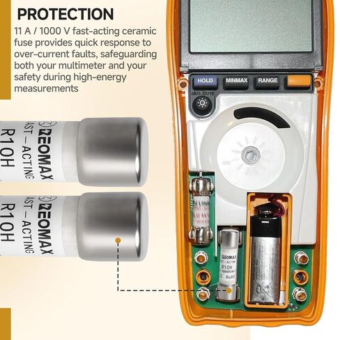 (5 Pack) 803293 FLU-11A 11A 1000V Fast-Acting Digital Multimeter Fuse Replacement Fuse Compatible with Fluke 175 177 179 83V 87V 287 289 27II 28II 88V 77IV Meters in Kuwait
