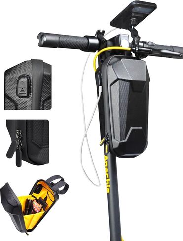 Scooter Storage Bag with USB Charging Port, Electric Scooter Handlebar Bags for Escooter, Electric Bike, Ebike in Saudi Arabia