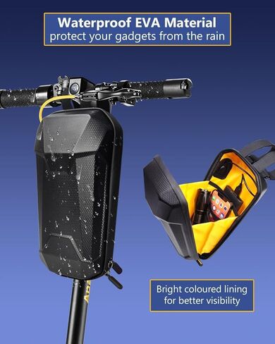 Scooter Storage Bag with USB Charging Port, Electric Scooter Handlebar Bags for Escooter, Electric Bike, Ebike in Saudi Arabia