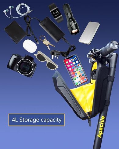 Scooter Storage Bag with USB Charging Port, Electric Scooter Handlebar Bags for Escooter, Electric Bike, Ebike in Saudi Arabia