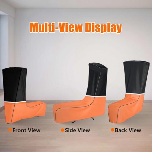 Electric Scooter Cover, Heavy-Duty 600D Oxford Fabric, Waterproof All-Weather Protection for 500-2000W E-Scooters, Universal Fit Outdoor Storage, Orange in Saudi Arabia