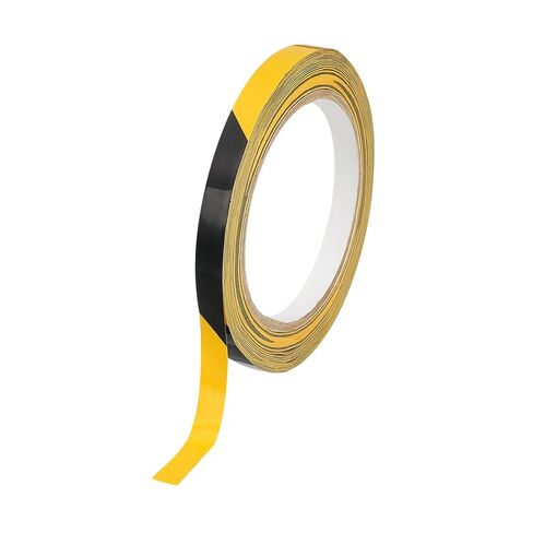 PATIKIL Floor Marking Tape 1.9 Inch x 110 Ft, Self-Adhesive Warning Safety Tape Caution Stripe for Walls Floors Pipes Equipment Outdoor, Red/White in Saudi Arabia