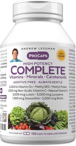 ANDREW LESSMAN Multivitamin - Women's Complete 60 Packets - High Potencies of 30+ Nutrients, Essential Vitamins, Minerals, Carotenoids. Small Easy-to-Swallow. No Binders, No Fillers, No Additives in Saudi Arabia