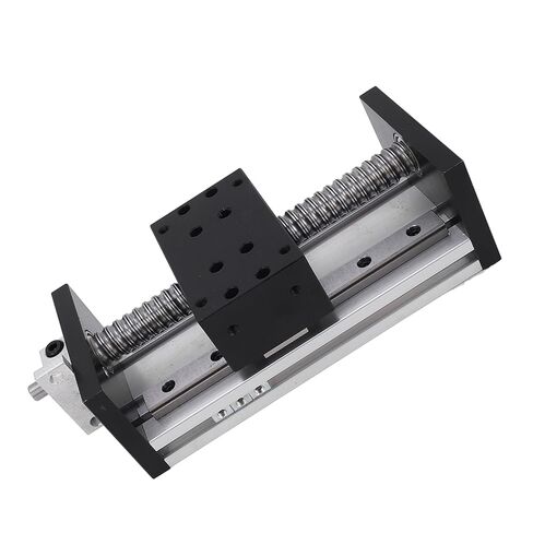 مشغل حركة L مع عجلة يدوية، مشغل حركة CNC L S، محاور 100 مم ke X Y، مشغل ألومنيوم y L مع فتحات تثبيت M5 للأدوات الصناعية in Kuwait