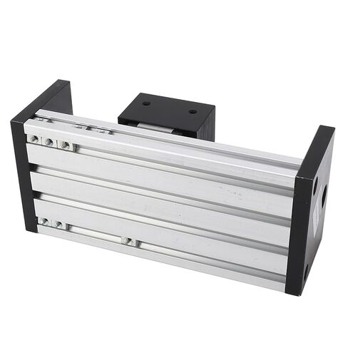 مشغل حركة L مع عجلة يدوية، مشغل حركة CNC L S، محاور 100 مم ke X Y، مشغل ألومنيوم y L مع فتحات تثبيت M5 للأدوات الصناعية in Kuwait