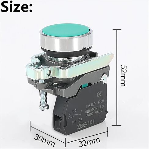 1pc Push Button Switch, Button(RED) in Saudi Arabia