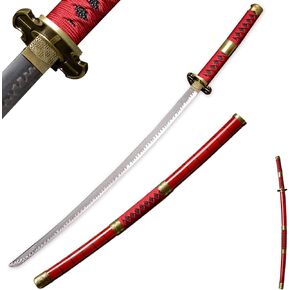 41 inches Stainless Steel Zoro Katana Real Metal Anime Cosplay Sword,Yama Enma/Trafalgar Law/Luffy Kitetsu/shusui/wado ichimonji in Saudi Arabia