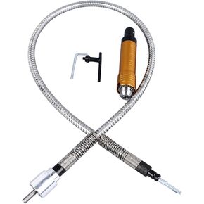 أداة تمديد محول العمود المرن لمحول المثقاب الكهربائي مع ملحق عمود من الفولاذ المقاوم للصدأ المطاطي للمطاحن وآلات النقش وأدوات التلميع (نمط الفولاذ المقاوم للصدأ) in Kuwait