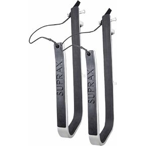 SurfStow Transport SUPRax 50050-2 نظام لوحة واحدة للتركيب على القارب/السكك الحديدية | للدعائم الزاوية | رف لوح التجديف واقفًا | تخزين لوحة SUP | | معدني | 26 × 11 × 4 بوصة in Kuwait