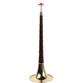 Suona Horn Abs الراتنج أداة الرياح الصينية التقليدية النحاسية الخشبية Suona للمبتدئين مع قوة عالية للتآكل ومقاومة التشقق، لون ذهبي مناسب للثقافة in Kuwait