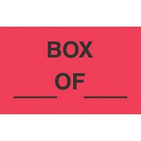 3" x 5" Box____ of____ Labels (500 per Roll) in Saudi Arabia