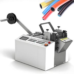 آلة قطع الأنبوب المنكمش بالحرارة الأوتوماتيكية بالكامل، آلة قطع الأنبوب المنكمش بالحرارة الأوتوماتيكية بالكامل بالكمبيوتر الصغير، دقة القطع 0.1 مم، لأنبوب الانكماش الحراري، أنبوب الألياف الزجاجية، الكابل in Kuwait