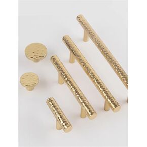 مطرقة نحاسية صلبة منقوشة بمقبض طويل درج مطبخ دائري 14.96 بوصة خزانة 1 قطعة (6-143 مللي متر-96 مللي متر) in Kuwait