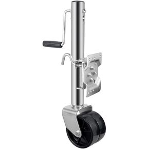 Bolt-On Swivel Tongue Jack - Beach Wheel Trailer Jack, Swivel Trailer Jack, Heavy Duty Boat Trailer Jack, with 6 in Dual Wheels, 10" Lift, 1500 Lbs, for Boat,1000lbs/450kg in Saudi Arabia