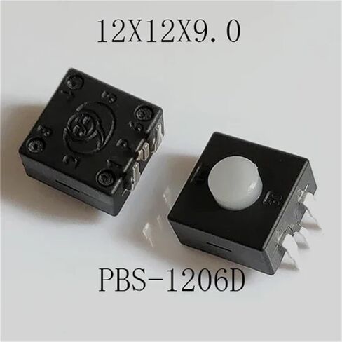 10PCS Push Button Switch, 12x12x9mm 3PIN DIP ON-ON-Off 3Position Flashlight Self Locking in Saudi Arabia