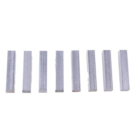 8PCS 2162 Machine Key, 1/4 x 1-1/4-Inch Zinc Square Keys, Compatible with Power Transmission Shafts To Hold Machinery Parts In Place in Kuwait