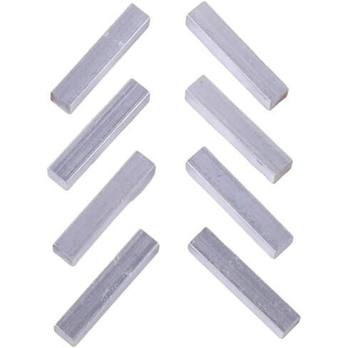 8PCS 2162 Machine Key, 1/4 x 1-1/4-Inch Zinc Square Keys, Compatible with Power Transmission Shafts To Hold Machinery Parts In Place in Kuwait