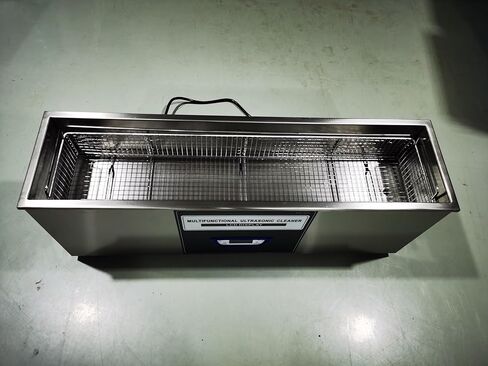 منظف ​​رقمي احترافي بالموجات فوق الصوتية سعة 30 لترًا مع سخان ومؤقت، درجة تجارية 840 وات، خزان طويل جدًا من الفولاذ المقاوم للصدأ للبنادق وأجزاء البندقية، إلخ in Kuwait