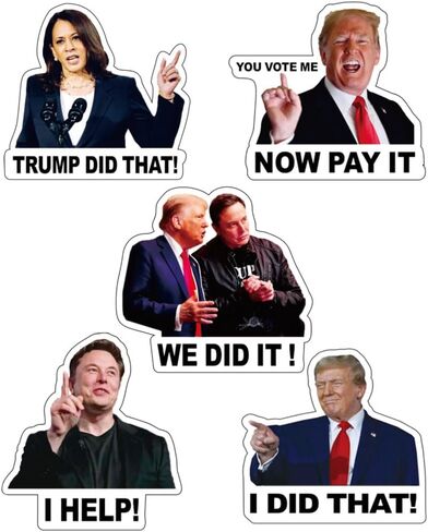 200 قطعة من ملصقات Truomp I Did That Anti MAGA، ملصق مضحك من UWHENBO مقاوم للماء ليس من السهل إزالته، لا توجد أوراق متبقية، ملصق مضحك لبضائع MAGA in Kuwait