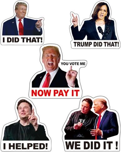 200 قطعة من ملصقات Truomp I Did That Anti MAGA، ملصق مضحك من UWHENBO مقاوم للماء ليس من السهل إزالته، لا توجد أوراق متبقية، ملصق مضحك لبضائع MAGA in Kuwait