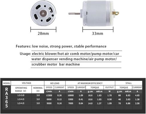 365 Jet Pump Air Pump Tea Bar Electromechanical Machine Large Pump Brush Deceleration Electronic Starter in Saudi Arabia
