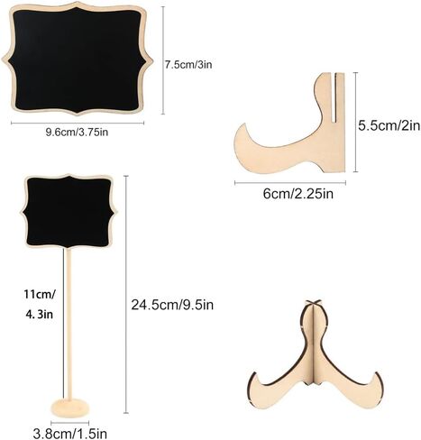 مجموعة لافتات سبورة صغيرة مكونة من 10 ملصقات طعام لبوفيه حفلات الزفاف ورقم طاولة الزفاف ولوحة الرسائل وتزيين الأحداث لافتات طعام مثالية للبوفيه وديكور الحفلات in Kuwait