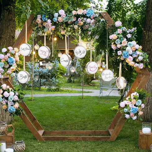 100 Pcs 6 Inch Wedding Tambourine Bulk Drum for Adults Hand Held Percussion Gift Wooden Metal Jingles Musical Educational Drum Instrument for Church Wedding Party Favor in Kuwait