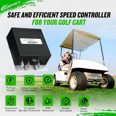 1206-4301 وحدة تحكم السرعة EZGO، 36V 350A 5 Pin Speed ​​Controller متوافقة مع عربة الجولف Curtis E-Z-GO EZGO TXT Medalist مع سلسلة ITS (1994-2019)، استبدل OEM 25864G09 25864G03 25864G04 in Kuwait