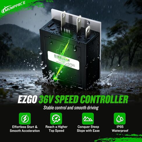 1206-4301 وحدة تحكم السرعة EZGO، 36V 350A 5 Pin Speed ​​Controller متوافقة مع عربة الجولف Curtis E-Z-GO EZGO TXT Medalist مع سلسلة ITS (1994-2019)، استبدل OEM 25864G09 25864G03 25864G04 in Kuwait
