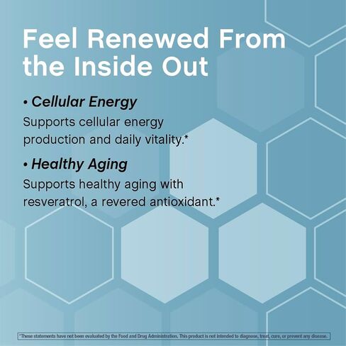 NeoCell NAD+ Resveratrol Supplement | with Multi Collagen Bio-Peptides | 60 Capsules | Supports Healthy Aging & Cellular Energy in Kuwait