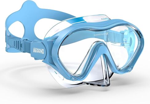 Aegend Kids Swimming Goggles with Nose Cover, Anti Fog Diving Mask Clear View No Leak for kids 6-14 in Kuwait