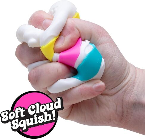 Schylling Needoh Peace O Cake - Sensory Squeeze Toy - Colors May Vary in Kuwait