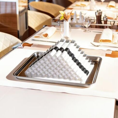 Germiwipe Pack of 10,000 Black Paper Napkin Bands Self Adhesive, 1.5x4.25 Inch Silverware Wraps Band Paper Napkin Rings for Restaurant, Party, Wedding, (4 Boxes x 2,500) in Kuwait