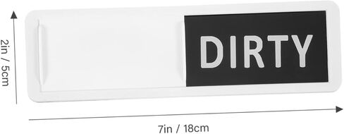 2pcs Dishwasher Clean Dirty Magnet Sign Indicator for Home Kitchen Design for Visibility Material for Dishwashers and Washing Machines in Saudi Arabia