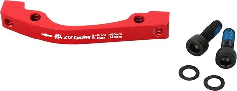 PM/is Front Rear Disc Brake Caliper Mount Adapter, CNC Machined Aluminum Alloy Rotor Adapter with Bolts in Saudi Arabia
