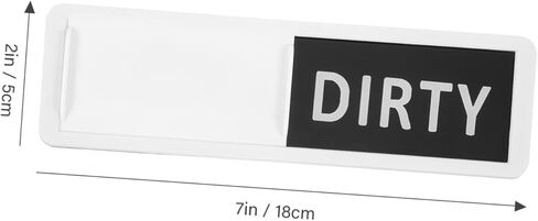 Luxshiny 2pcs Clean Dirty Magnet Sliding Indicator Practical Dishwasher Magnet Sign for Kitchen Organization Laundry and Restaurant Use Easy to Use and Scratch in Saudi Arabia