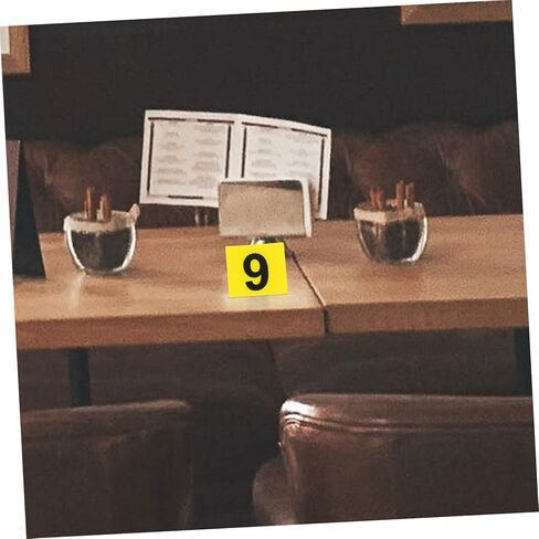 Compact Table Number Markers 20pcs Acrylic Evidence Markers Reusable for Restaurant in Saudi Arabia