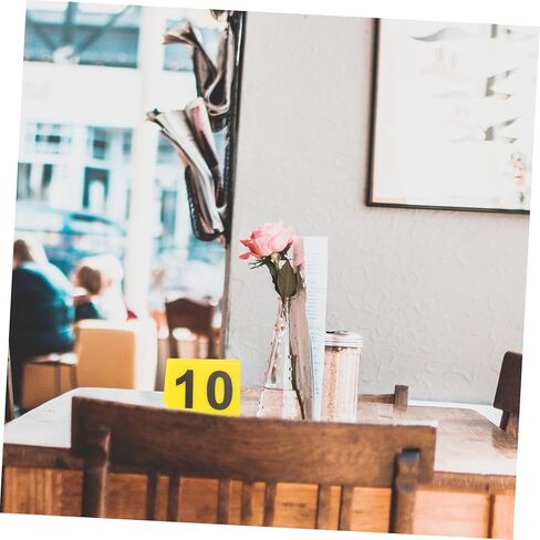 Compact Table Number Markers 20pcs Acrylic Evidence Markers Reusable for Restaurant in Saudi Arabia