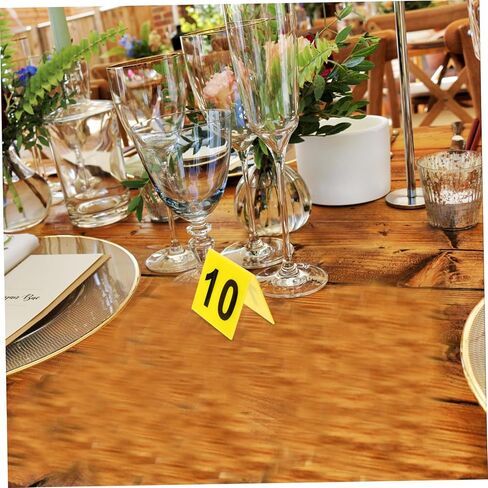 10pcs Acrylic Crime Scene Markers Mysterious Game Number Plate for Wedding Party Decor in Saudi Arabia