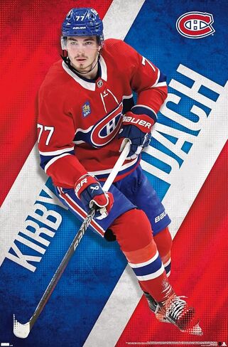 Trends International NHL Montreal Canadiens - ملصق حائط Kirby Dach 23، مقاس 34 طولًا × 22.4 عرضًا، إصدار غير مؤطر in Saudi Arabia