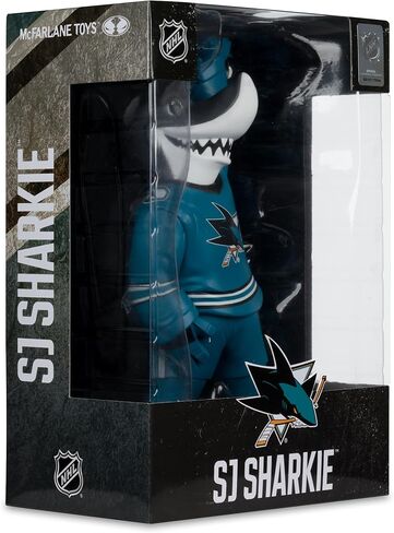 ألعاب ماكفارلين- S.J. شاركي (سان خوسيه شاركس) NHL 8in الفينيل التميمة الشكل McFarlane's SportsPicks in Saudi Arabia